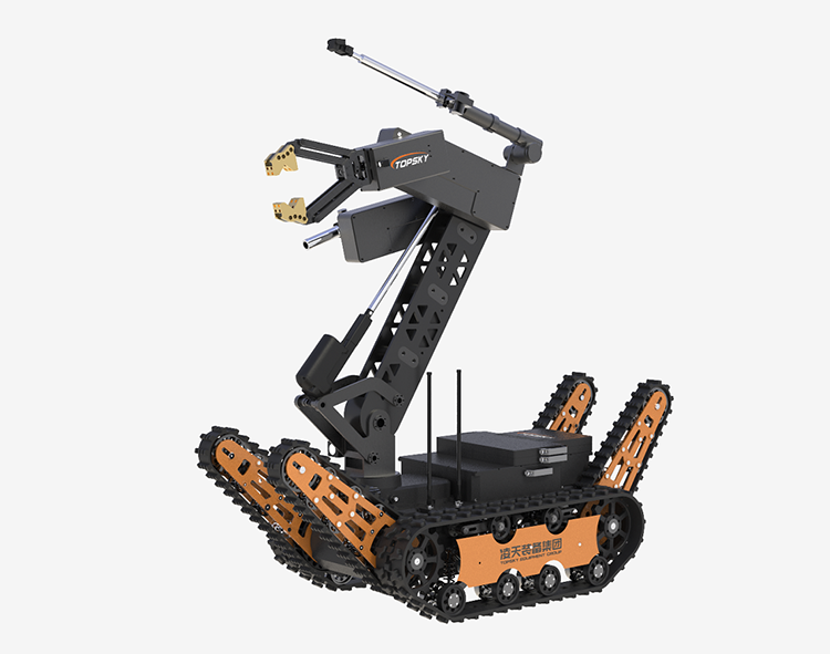 重型排爆機(jī)器人（重量650kg,夾持力120kg，前后雙擺臂）【第6代】